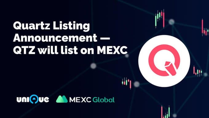 Unique Network Announces Listing of the Quartz Token (QTZ)