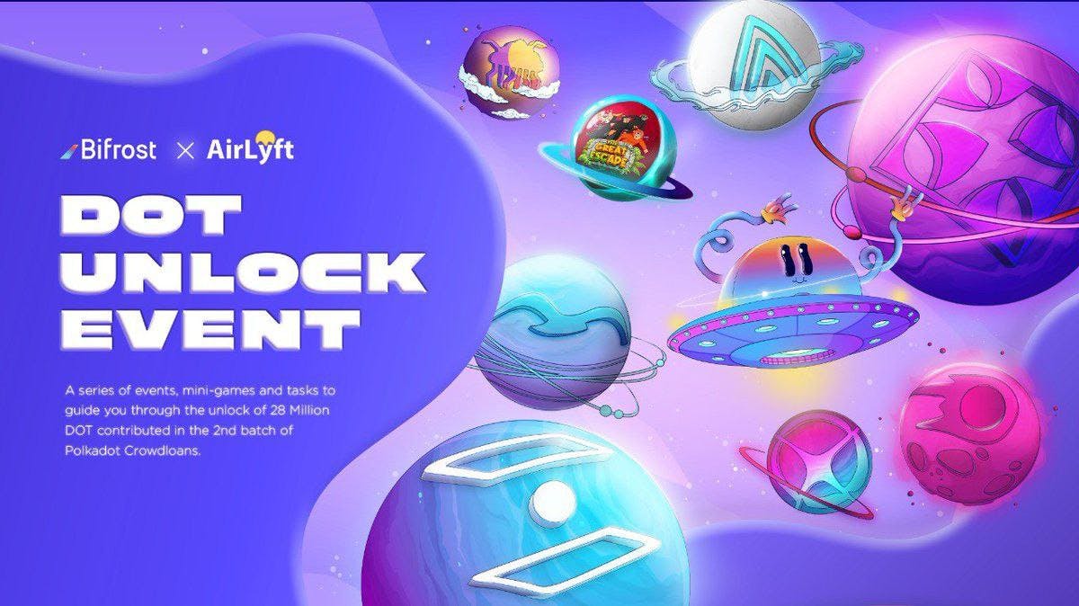 The Bifrost DOT Unlock Event on Airlyft has Ended! ❌