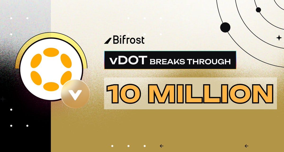 10 MILLION DOT Liquid Staked on Bifrost! 🔥